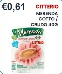 Caramico La Merenda Prosciutto Cotto Citterio offerta