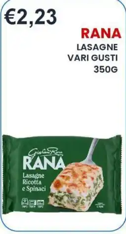 Caramico Lasagne Ricotta e Spinaci Rana offerta