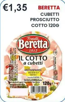 Caramico Beretta cubetti prosciutto cotto offerta