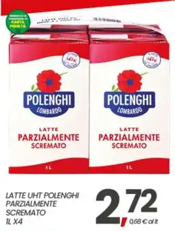 Eurospar Latte UHT Polenghi parzialmente scremato offerta