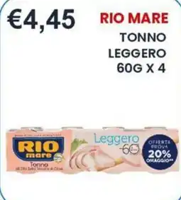 Caramico Tonno Leggero Rio Mare offerta