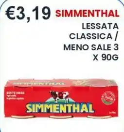 Caramico Lessata classica Simmenthal offerta