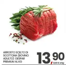 Eurospar Arrosto scelto di scottona (bovino adulto) Despar Premium offerta