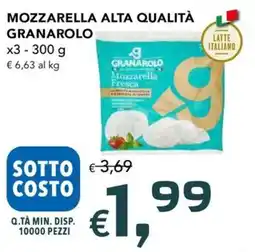 Migross Supermercati e Market Mozzarella fresca Granarolo offerta