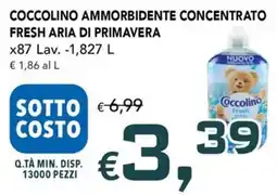 Migross Supermercati e Market Coccolino ammorbidente concentrato fresh aria di primavera offerta