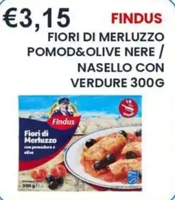 Caramico Findus Fiori di Merluzzo con pomodoro e olive offerta