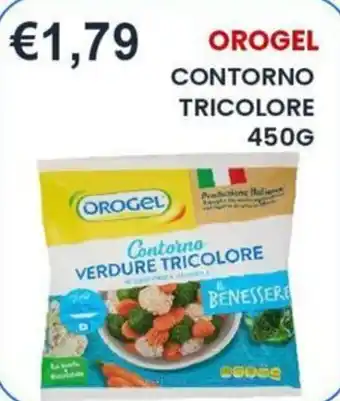 Caramico Orogel contorno verdure tricolore offerta