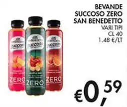 Coal City Beverage Succoso Zero San Benedetto offerta