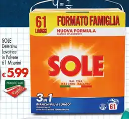 Despar Sole Detersivo Lavatrice in Polvere offerta