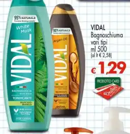 Despar Vidal Bagnoschiuma offerta