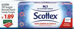 Despar Scottex Tovaglioli Monovelo Bianchi offerta