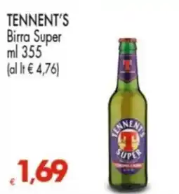 Despar Tennent's Birra Super offerta