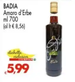 Despar Amaro d'Erbe Badia offerta