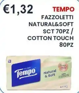 Caramico Tempo Fazzoletti Natural&Soft offerta