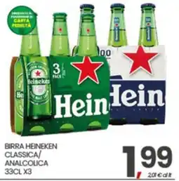 Eurospar Birra Heineken Classica/Analcolica offerta