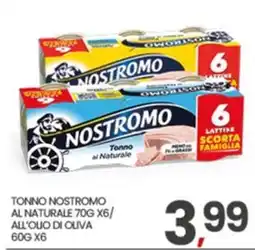 Eurospar Tonno Nostromo al Naturale offerta