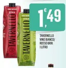 Vibian Tavernello vino bianco/rosso brik offerta
