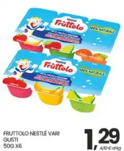 Eurospar Fruttolo Nestlé vari gusti offerta