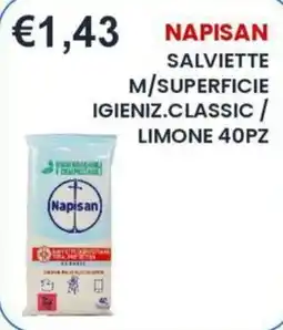 Caramico Salviette igieniz. classic Napisan offerta