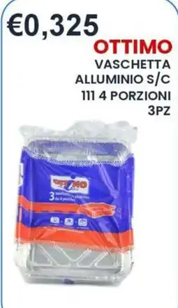 Caramico Vaschetta alluminio s/c Ottimo offerta