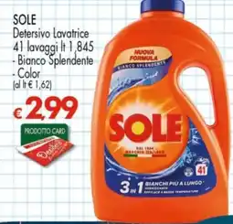 Despar Detersivo Lavatrice Sole offerta