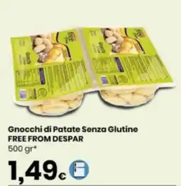 Despar Gnocchi di Patate Senza Glutine FREE FROM DESPAR offerta