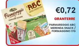 Caramico Parmareggio ABC merenda snack offerta