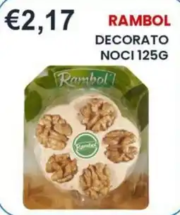Caramico Rambol decorato noci offerta
