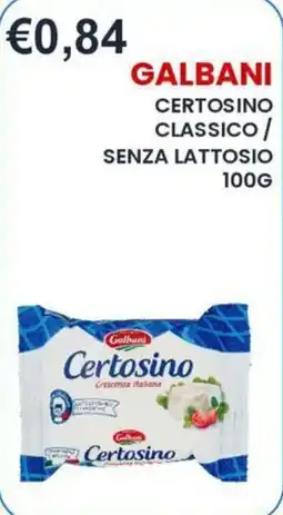 Caramico Galbani Certosino classico senza lattosio offerta