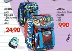 Despar Mitama Zaino Asilo Spinn Assortito offerta
