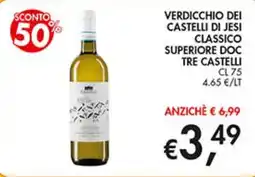 Coal City Verdicchio dei Castelli di Jesi Classico Superiore DOC Tre Castelli offerta