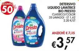 Coal City Detersivo liquido lavatrice bio presto offerta