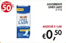 Coal City Assorbenti lines lady offerta