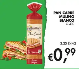 Coal City Pan Carrè Mulino Bianco offerta