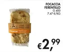 Coal City Focaccia Ferentillo offerta