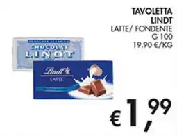 Coal City Tavoletta Lindt Latte/Fondente offerta
