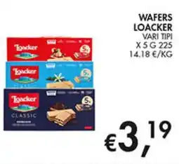 Coal City Loacker wafers vari tipi offerta