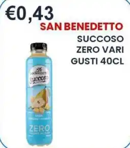 Caramico San Benedetto succoso zero vari gusti offerta