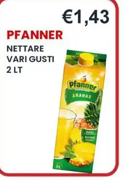 Caramico Pfanner nettare vari gusti offerta