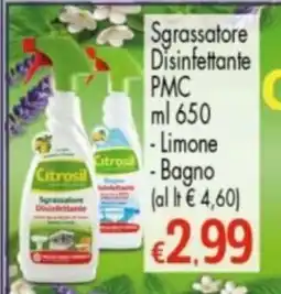 Despar Citrosil Sgrassatore Disinfettante offerta
