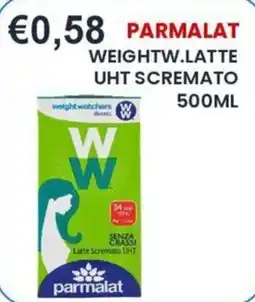 Caramico Weight Watchers Latte Scremato UHT Parmalat offerta