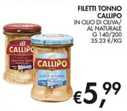 Coal City Filetti tonno Callipo offerta
