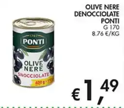 Coal City Olive nere snocciolate Ponti offerta