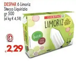 Despar Limoriz Stecco Liquirizia offerta
