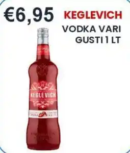 Caramico Vodka vari gusti Keglevich offerta