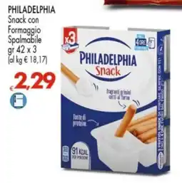 Despar Philadelphia Snack con Formaggio Spalmabile offerta