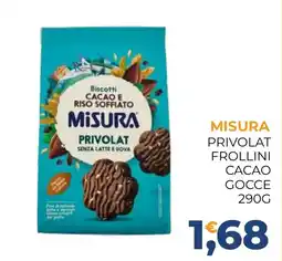 Moderna Misura privolat frollini cacao gocce offerta