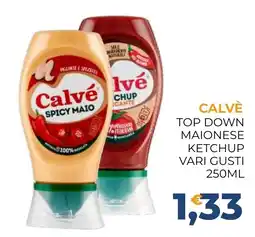 Moderna Calvé Top Down Maionese Ketchup Vari Gusti offerta