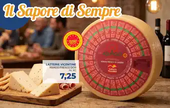 Moderna Latterie Vicentine Asiago fresco DOP offerta