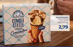 Moderna Sammontana cono 5 stelle cioccolato croccantino offerta